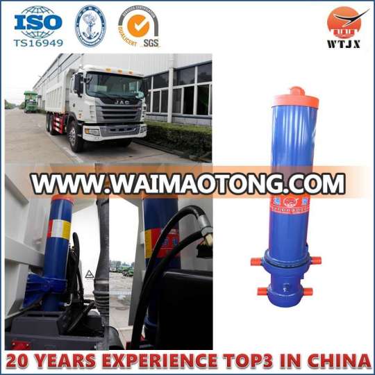 Front Mount Telescopic Hydraulic Cylinder for JAC Dump Trucks